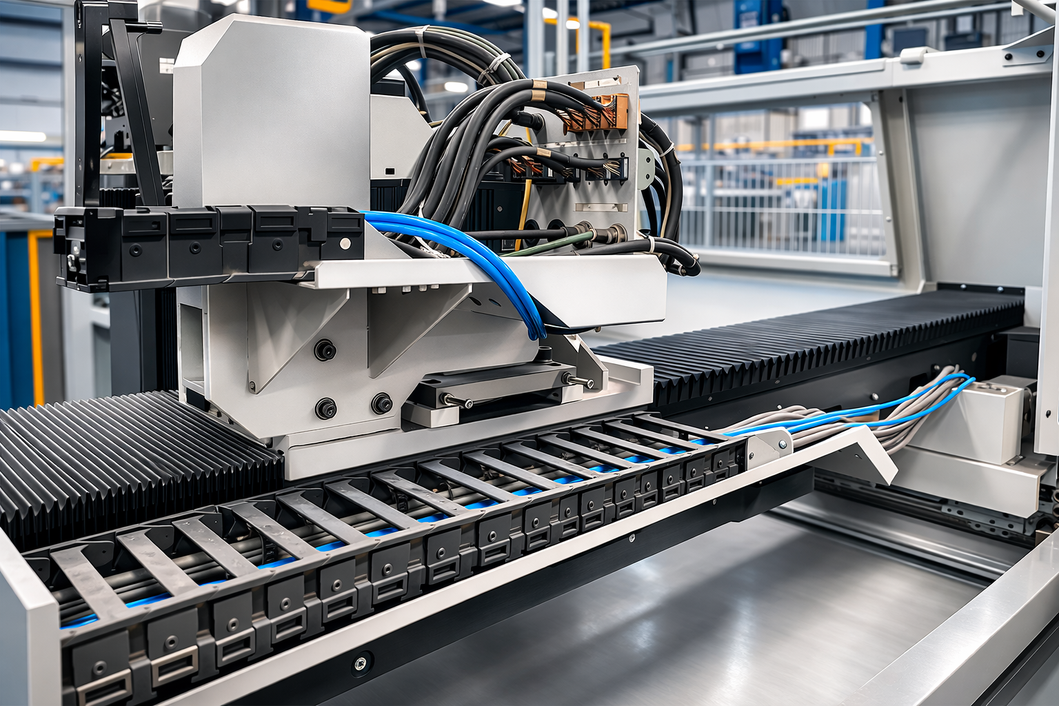 Tarjeta electrónica y componentes internos de máquina láser